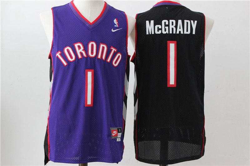 Men Toronto Raptors 1 Mccrady Blue Nike NBA Jerseys
